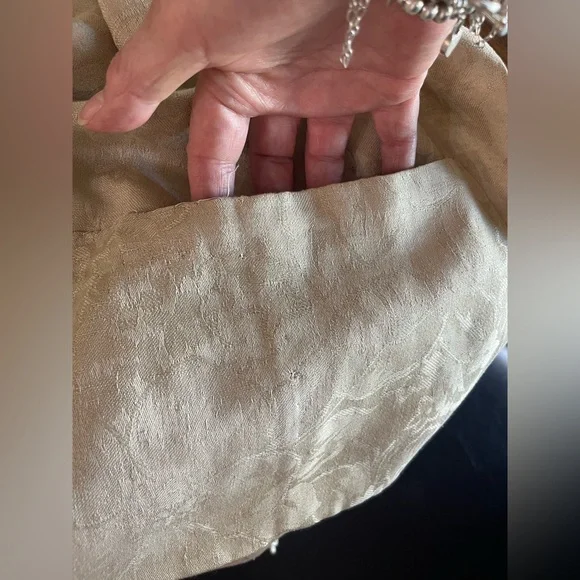 One-of-a-kind! Sharon Smith Santa Fe Cream Lace-Embellished Cropped Jacket - Picture 9 of 9